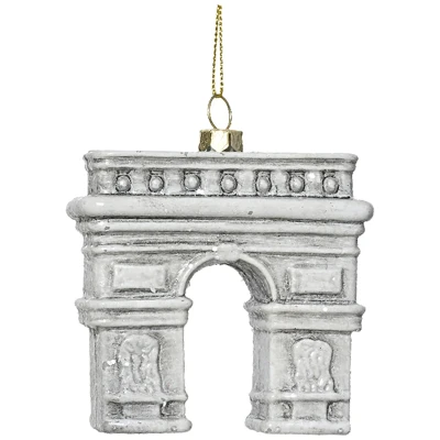 Łuk Triumfalny- Plastikowa zawieszka choinkowa 16,5 cm