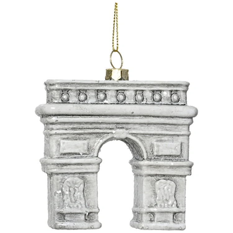 Łuk Triumfalny- Plastikowa zawieszka choinkowa 16,5 cm