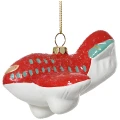 Pojazdy - nietłukące zawieszki choinkowe 13,5 cm samolot