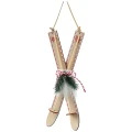 Narty - zawieszka choinkowa 23 cm  wzór 2