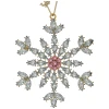 Płatek śniegu - zawieszki choinkowe 11 cm 3