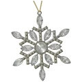 Płatek śniegu - zawieszki choinkowe 11 cm 1