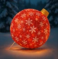 Bombka - Zewnętrzna dekoracja świąteczna 100 LED | 60 cm