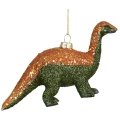 Dinozaur - szklana zawieszka choinkowa 18,4 cm wzór 1