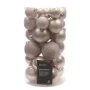 Bordowe - Plastikowe bombki choinkowe w tubie - 4-6 cm 30 szt. zdj 4