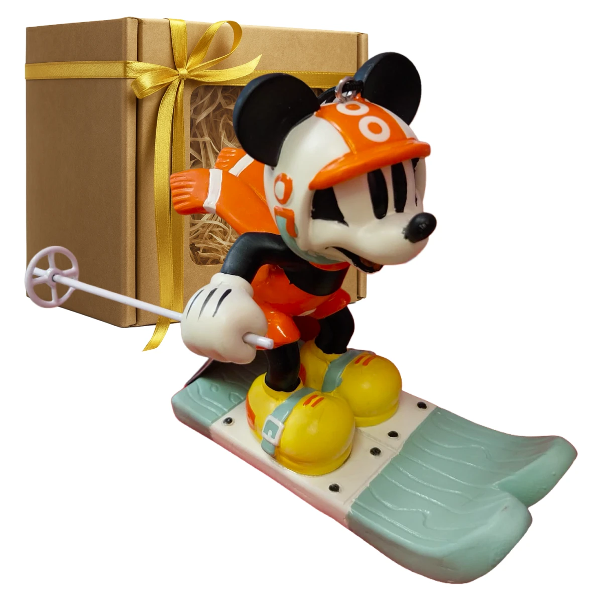 Zawieszka choinkowa 3D Miki na nartach z bajki Myszka Miki od DISNEY