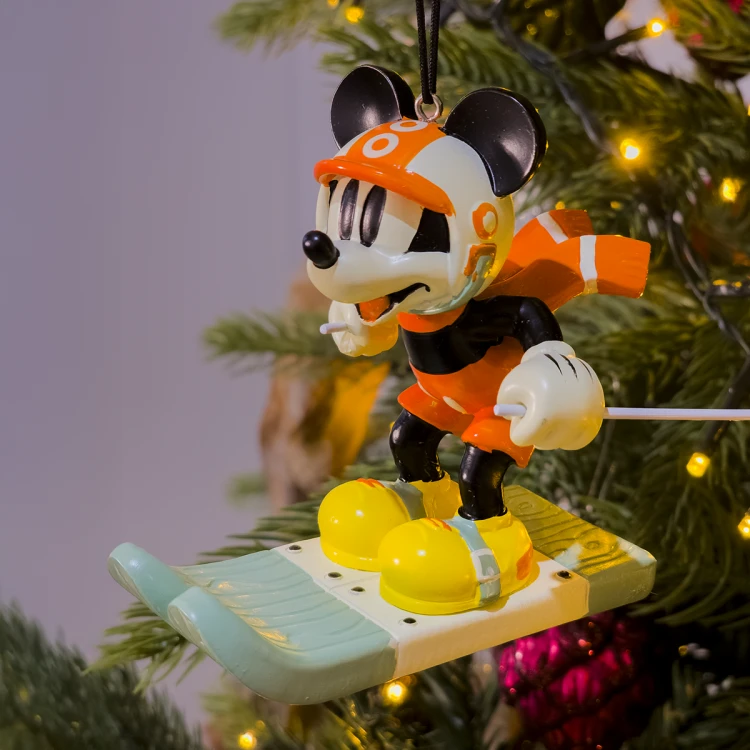 Zawieszka choinkowa 3D Miki na nartach z bajki Myszka Miki od DISNEY