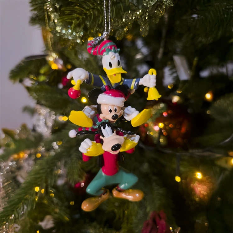 Zawieszka choinkowa Miki, Donald i Goofy od DISNEY