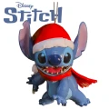 Zawieszka choinkowa Stitch w czapce Mikołaja z bajki Lilo i Stitch od DISNEY