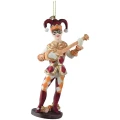 Karnawałowa szklana zawieszka choinkowa - 14 cm Harlekin