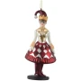 Karnawałowa szklana zawieszka choinkowa - 14 cm Królowa Maskarady