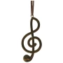 Muzyczne instrumenty - nietłukące zawieszki choinkowe 8 cm klucz