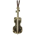 Muzyczne instrumenty - nietłukące zawieszki choinkowe 8 cm skrzypce