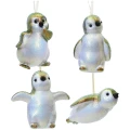 Pingwiny - nietłukące zawieszki choinkowe 8,5 cm mix
