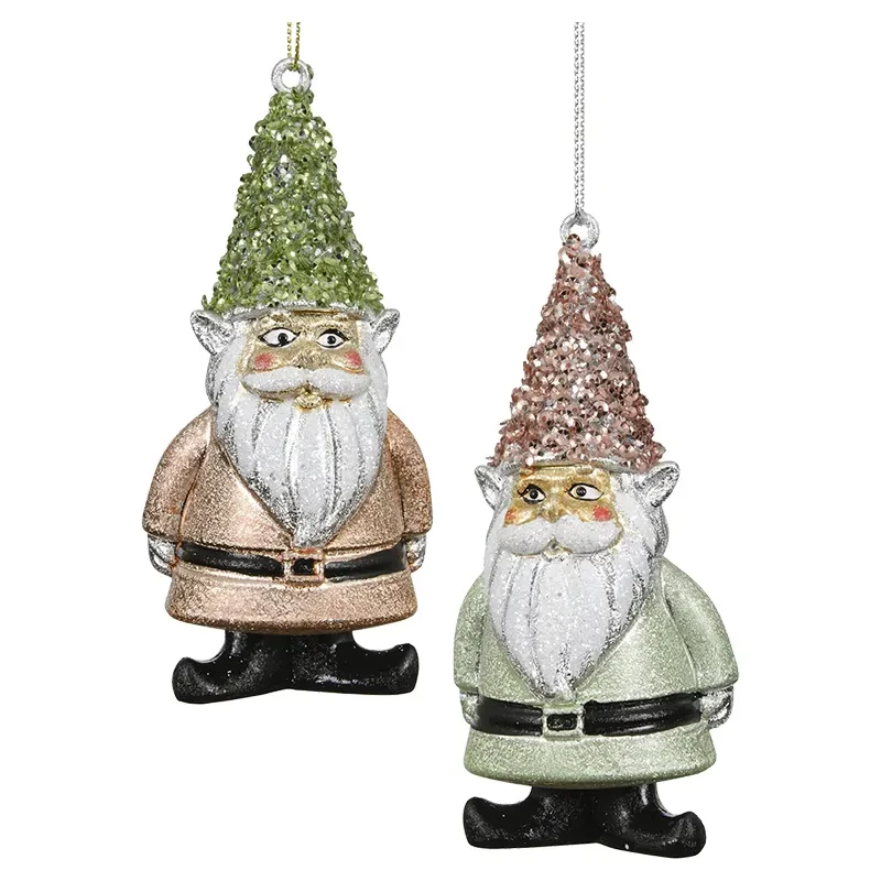Świąteczny skrzat - Zawieszki choinkowe 12,3 cm mix