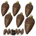 Szyszki - Zawieszki choinkowe 8 cm fot.10