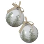 Las - Plastikowe bombki choinkowe 8 cm 6 cm