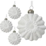 Kwiatek - szklane bombki choinkowe kpl. 4 szt. 8 cm w3