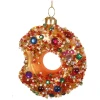 Przekąski - szklane zawieszki choinowe 11 cm donut