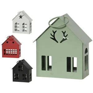 Żelazne domki choinkowe 8 cm