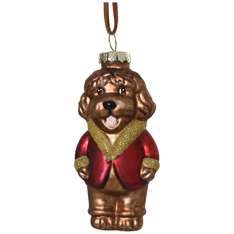 Zawieszki choinkowe w postaci psów - 10,9 cm w5