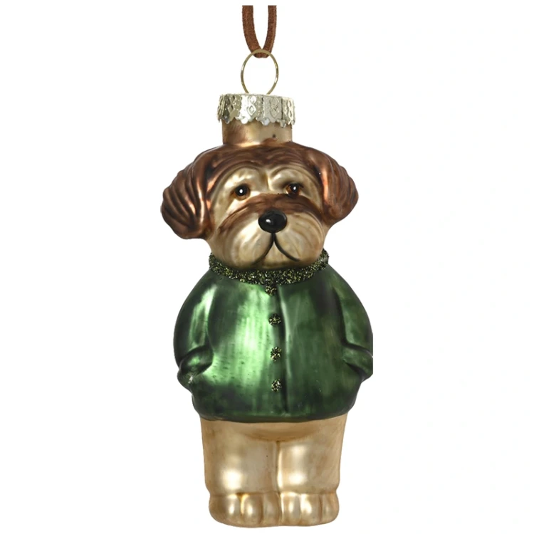 Zawieszki choinkowe w postaci psów - 10,9 cm w6