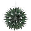 Zielona papierowa gwiazda choinkowa 30 cm w2