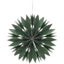 Zielona papierowa gwiazda choinkowa 30 cm w2