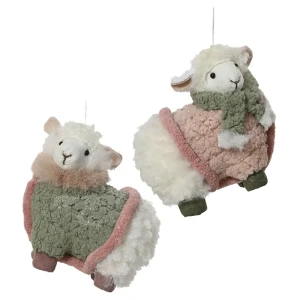 Owca w sweterku - zawieszka choinkowa 13 cm