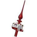 Szklany szpic choinkowy 31 cm kamper