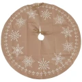 Poliestrowa sukienka pod choinkę - 90 cm śnieżki