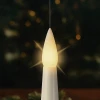 Wiszące świeczki LED - kpl. 10 szt. 15 cm