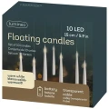 Wiszące świeczki LED - kpl. 10 szt. 15 cm