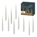 Wiszące świeczki LED - kpl. 10 szt. 15 cm