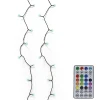 Lampki choinkowe BASIC RGB z pilotem sterującym