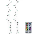 Lampki choinkowe BASIC RGB z pilotem sterującym
