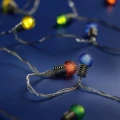 Wielokolorowe światełka choinkowe 20 LED / 2 M - wiśnie żłobione