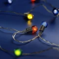 Wielokolorowe światełka choinkowe 20 LED / 2 M - wiśnie gładkie