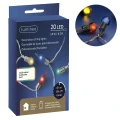 Wielokolorowe światełka choinkowe 20 LED / 2 M - wiśnie gładkie