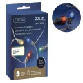 Wielokolorowe światełka choinkowe 20 LED / 2 M - wiśnie żłobione