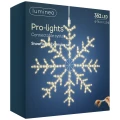 Ciepłe białe dekoracyjna gwiazda 352 LED - 75 cm