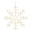 Ciepłe białe dekoracyjna gwiazda 352 LED - 75 cm