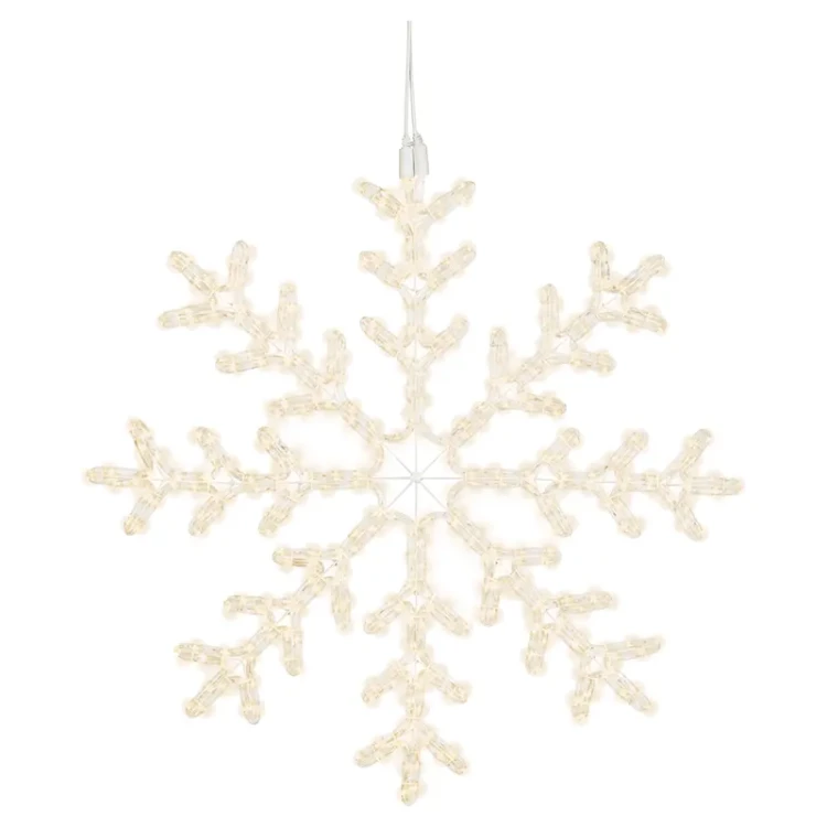 Ciepłe białe dekoracyjna gwiazda 352 LED - 75 cm