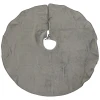 Szara Pluszowa spódnica - dywan pod choinkę 100 cm