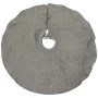 Szara Pluszowa spódnica - dywan pod choinkę 100 cm