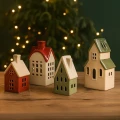 Domek - Porcelanowa figurka świąteczna różne wzory