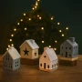 Domek - Porcelanowa figurka świąteczna 11 cm mix wzorów