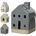 Domek - Porcelanowa figurka świąteczna 11 cm mix
