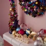 Porcelanowy napis XMAS 21 cm ZŁOTY