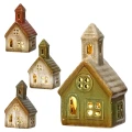 Kościół LED mix wzorów - Figurka dekoracyjna 13 cm